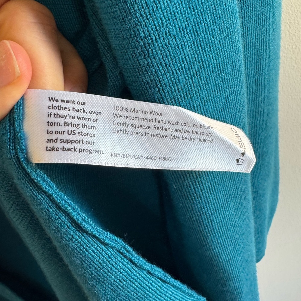 Eileen Fisher Merino Wool Cardigan - Small - Picture 3 of 3